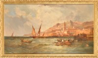 Lot 362 - Alfred Pollentine (1836-1890) ''MALAGA'' - A...