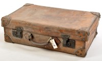Lot 423 - A 19th Century brown leather suitcase, by J.C....