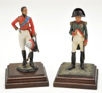 Lot 475 - Two cast metal figures of 'Waterloo' interest,...