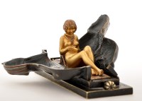 Lot 484 - Franz Burgmann, Austria: a cold painted bronze...