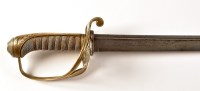 Lot 486 - An 1822 pattern Infantry Officer's sword, 32in....