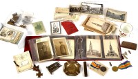 Lot 493 - A quantity of WWI ephemera relating to 41287...