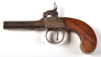 Lot 504 - An 18th Century pocket pistol, by Cocksedge,...