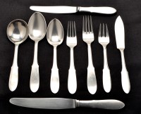 Lot 542 - Georg Jensen: a flatware and cutlery service...