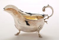 Lot 553 - An Edwardian gravy boat, by Walker & Hall,...