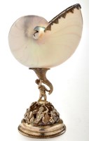 Lot 555 - An Elizabeth II shell on silver stand, by The...