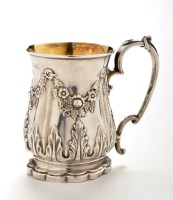 Lot 582 - A Victorian mug, by James Dixon & Sons,...