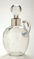 Lot 608 - A late Victorian cut glass silver mounted...