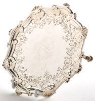 Lot 618 - A George III waiter, by Thomas Hannam &...