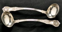 Lot 621 - A pair of Victorian sauce ladles, by John...