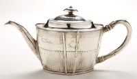 Lot 638 - A George III teapot, probably by Thomas Wallis...