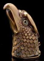 Lot 666 - A Victorian brass eagle's head pattern vesta...