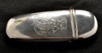 Lot 686 - A 19th Century white metal spectacles case,...