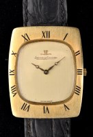 Lot 711 - Jaeger LeCoultre: an 18k wristwatch, with...