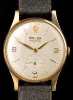 Lot 718 - Rolex Precision: a 1960's gentleman's gold...