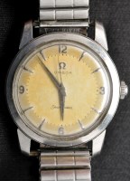 Lot 724 - Omega Seamaster: a mid 20th Century stainless...