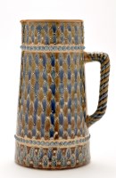 Lot 1130 - Doulton (Lambeth) stoneware jug, of tapering...