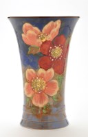 Lot 1141 - Royal Doulton 'Clematis' vase, graduated blue...