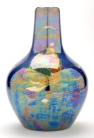 Lot 1162 - Crown Devon Lustre vase, ovoid form painted...