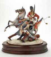 Lot 1168 - A porcelain model of 'Waterloo' interest,...