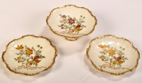 Lot 1195 - Twelve-piece Limoges part desert service,...