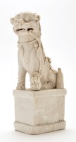 Lot 1215 - Chinese crackle glaze figure of a fo dog, with...