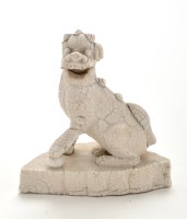 Lot 1221 - Chinese crackle glaze small figure of a fo dog,...