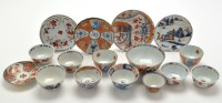 Lot 1228 - Chinese Imari style part small tea service,...