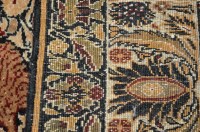 Lot 1324 - Bijar rug, ivory ground with field having four...