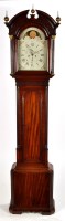 Lot 1337 - Wm. Snow, Padside: a large mahogany longcase...