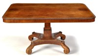 Lot 1351 - A William IV mahogany breakfast table, the...