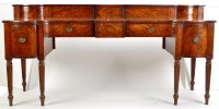 Lot 1368 - A late Georgian Scottish mahogany sideboard,...