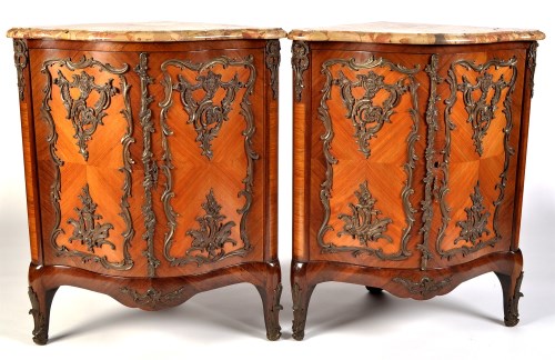Lot 1461 - A pair of late 19th Century French kingwood...