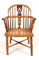 Lot 1489 - An early 19th Century small size solid elm...