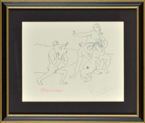 Lot 21 - Pablo Picasso (Spanish 1881-1973) MAN WITH...