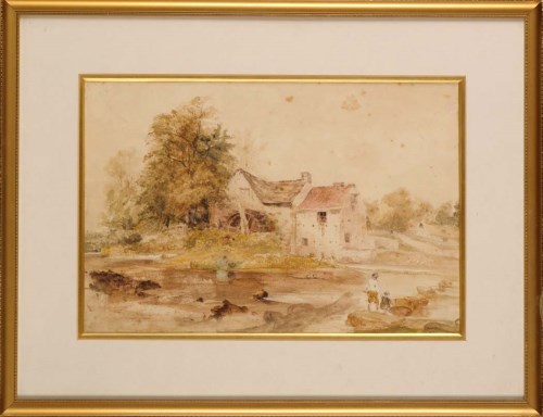 Lot 179 - 19th Century British School ''MILL AT BAKEWELL,...