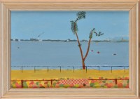 Lot 261 - Maurice Shellim (Indian) ''THE HOOGHLY RIVER...