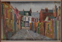 Lot 263 - Charles Henry Rogers (b1930-) ''LANE AND SHOPS,...