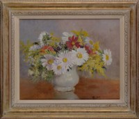 Lot 281 - Hannah Mayor (1871-1948) DAISIES AND OTHER...