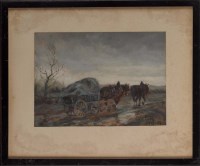 Lot 296 - John Falconar Slater (1857-1937) A HORSECART...