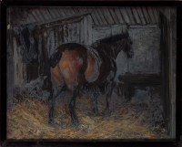 Lot 297 - John Falconar Slater (1857-1937) HORSE IN A...