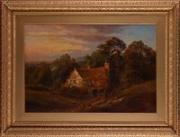 Lot 368 - 19th Century British School A COUNTRY COTTAGE...