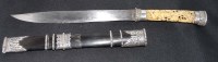 Lot 421A - A late 19th Century Indian knife, the 8in....