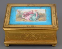 Lot 447 - An early 20th Century French ormolu and Sevres...