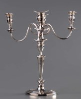 Lot 508 - An EPNS five-light four-branch candelabra,...