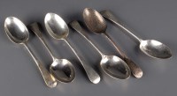 Lot 537 - Six George V tablespoons, by Gold &...