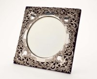 Lot 563 - An Edwardian silver mounted easel mirror, by...