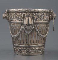 Lot 604 - An Edwardian ice pail, bears import marks for...