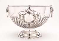 Lot 605 - A Victorian rose bowl, by J. Round, Sheffield...