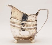 Lot 612 - A George III milk jug, probably by Thomas...